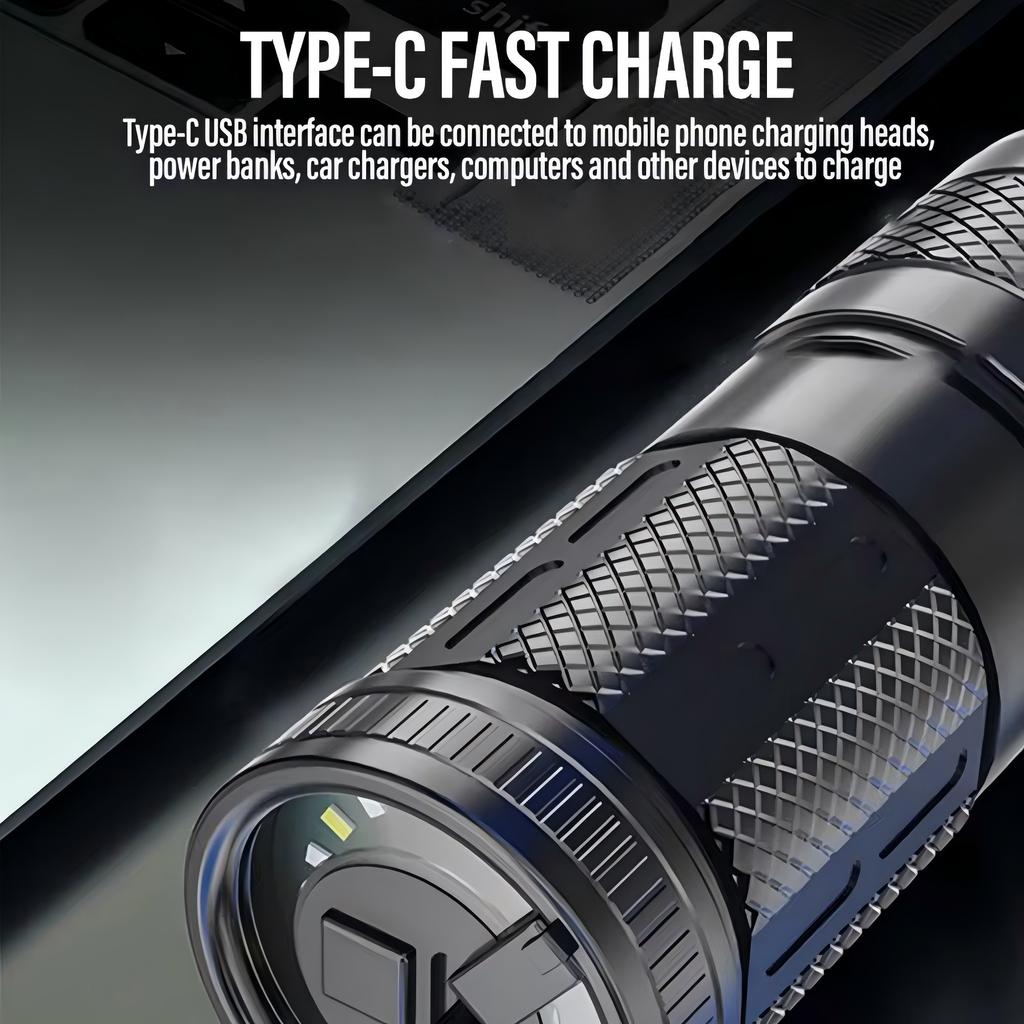 Мощный белый лазерный фонарь, мощный светодиодный фонарь COB, яркий тактический фонарь, многофункциональный пластиковый фонарь для кемпинга