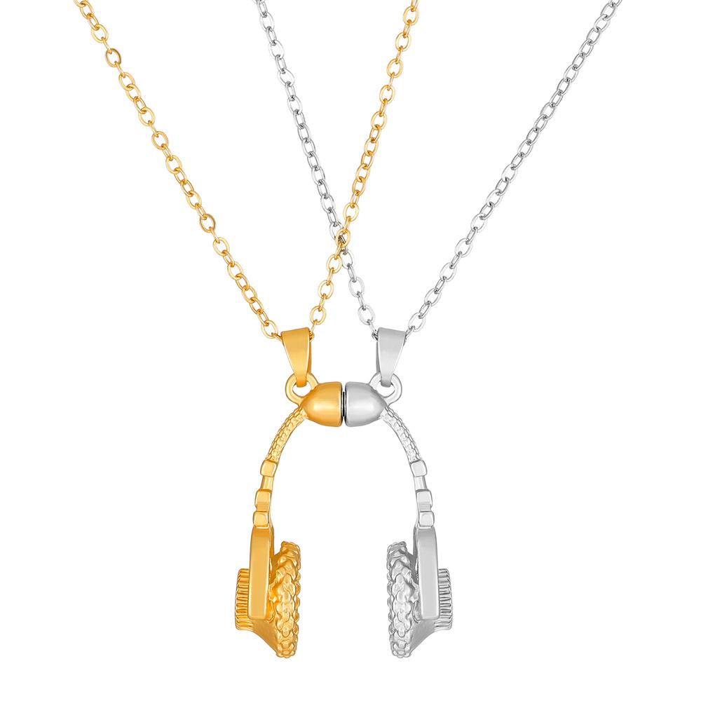 Я люблю тебя, лучшие друзья, парное ожерелье, ювелирные изделия, головоломка, BFF, ключ, замок, тайцзи, сердечки, подвески, ожерелья для женщин и мужчин, подарок, колье