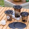 Одноразовые стаканчики Sheng Bi Lai для черного кофе и молочного чая с крышками