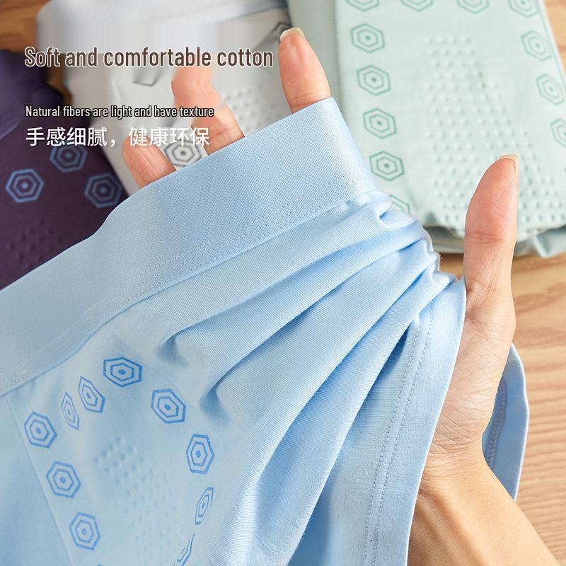 Хлопковое нижнее белье для мальчиков-подростков: Возраст 15-18 лет, Класс А, Полностью хлопковая ластовица, Подходит для полных детей