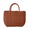Colorful Imitation Rattan Woven Ladies' Picnic Handbag