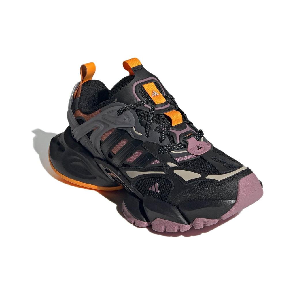 Adidas Xlg Runner Deluxe Удобные Универсальные Тканевые Кожаные Низкие Кроссовки Унисекс Черный Оранжевый JP5765