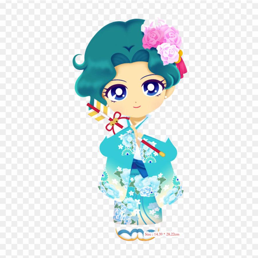 Sailor Moon Drops Wallpaper Haruka Sailor Neptune Sailor Uranus Iron On Patches For Clothing Applique Stickers On Clothes Heat-Sensitive Custom Patch