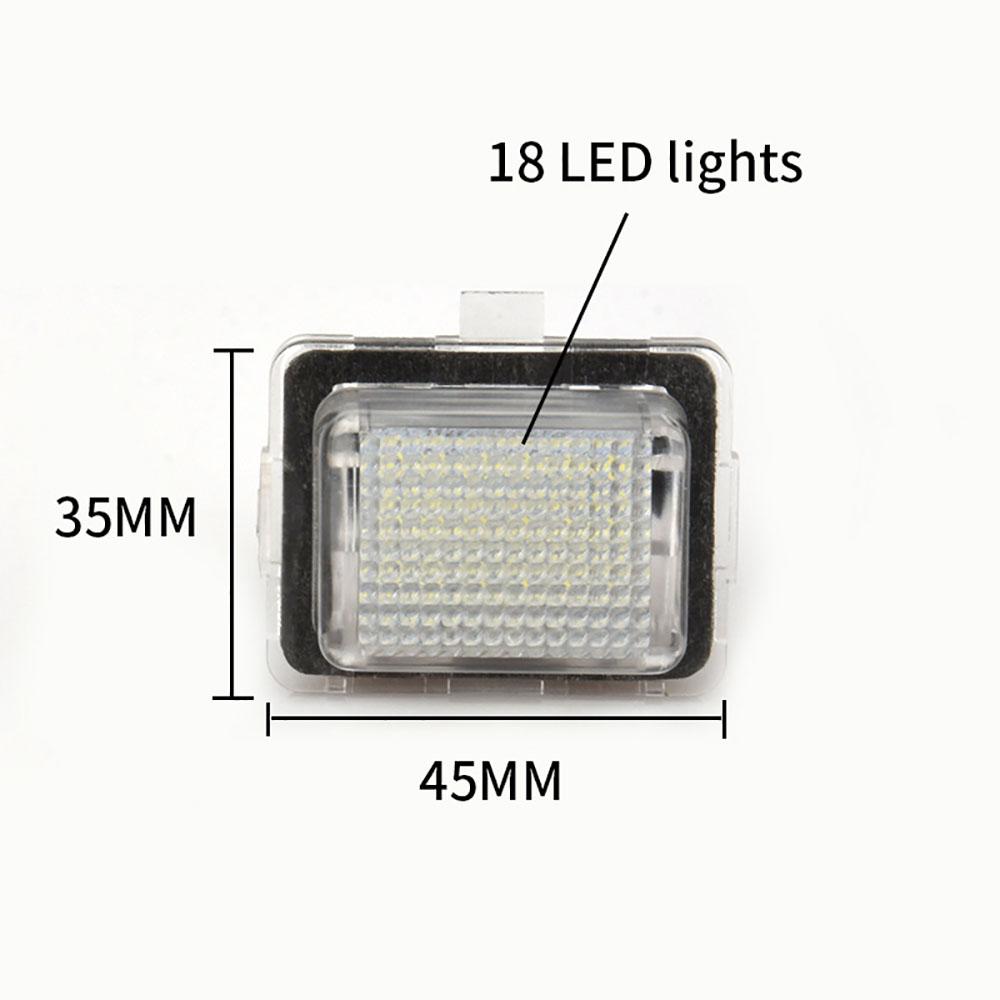 Светодиодный фонарь подсветки номерного знака A2218200456 для Mercedes C-Class W204 E-Class W212