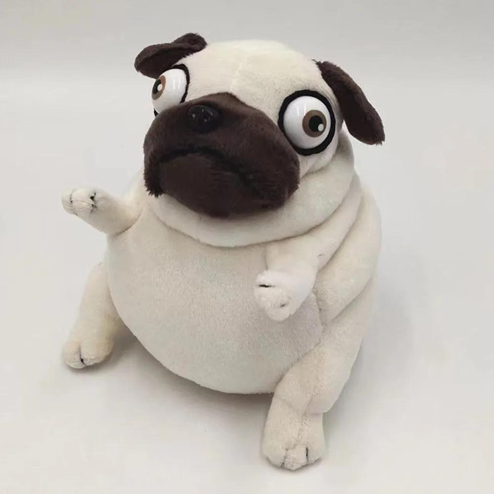 Мягкие игрушки Kawaii Dog The Elf Fat Pug Sitting Pug Dogs Toy Stuffed Dolls for Kids Children Birthday Gift Dolls