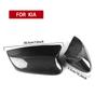 2pcs Real Carbon Fiber Side Rearview Mirror Cover For KIA EV6/GT/GT Line 2022-24