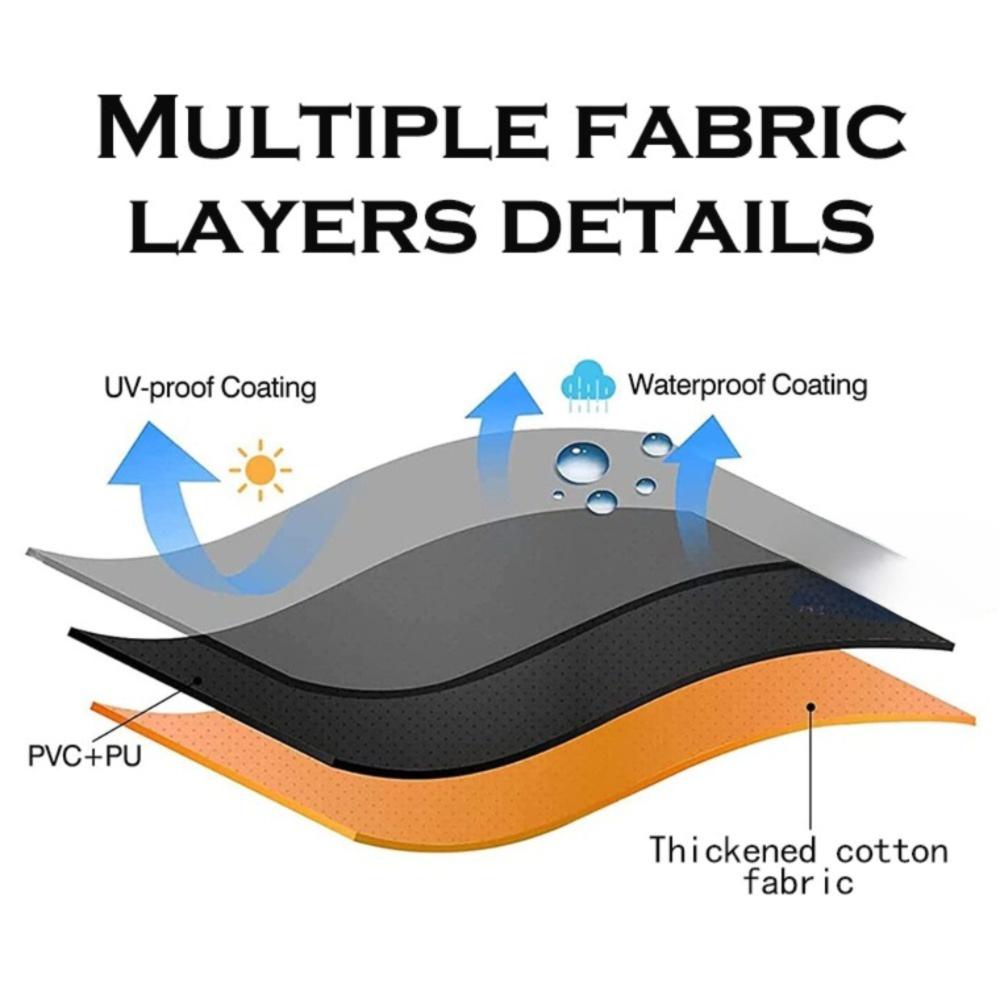 Пылезащитный водонепроницаемый чехол 3 слоя Защитный чехол для мотоцикла Полезный чехол для мотоцикла Универсальный