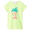 Fluorescent Yellow T-shirt for Children 92/104/116/128/140