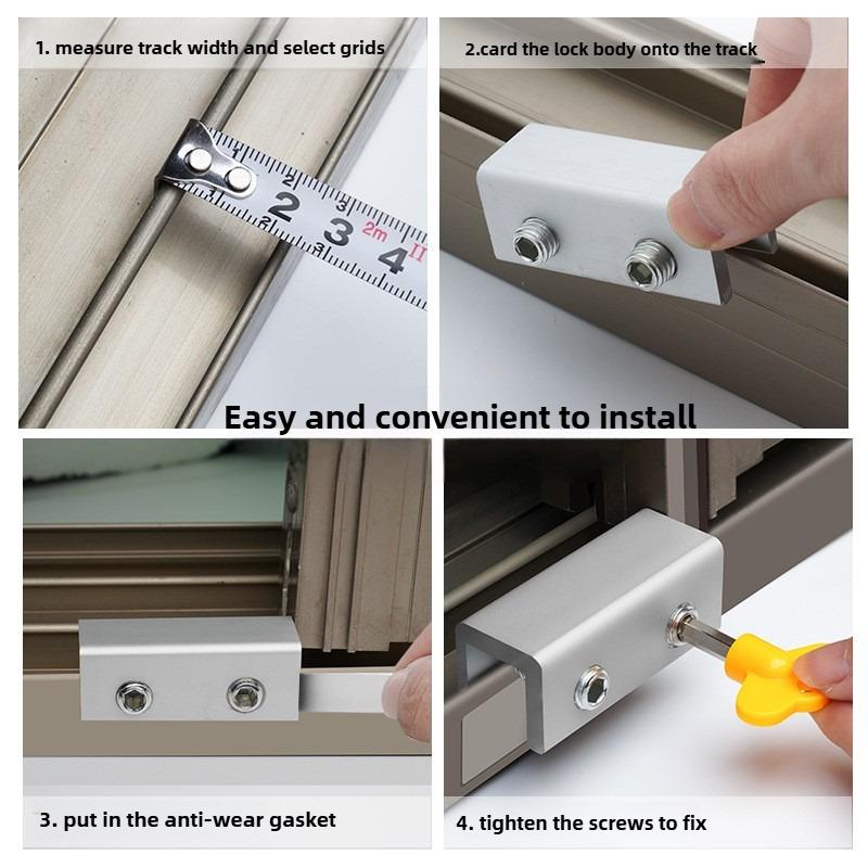 1 шт. оконные замки для вертикальных и горизонтальных окон, регулируемые алюминиевые оконные стопоры, установка без сверления
