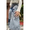 Women's Baggy Blue Star Jeans Vintage Y2k 90s Aesthetic Denim Trousers Harajuku High Waist Wide Cowboy Pants 2000s Clothes 2024