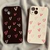 Парный чехол на тему любви, подходит для iPhone 13/14/15 Pro Max, силиконовый чехол с полным покрытием для iPhone 11, мягкий чехол для iPhone 12/16
