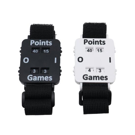 Tennis Score Counter Watch with Adjustable Wristband Portable Lightweight Pickleball Padel Ping Pong Golf Score Keeper Sports Score
