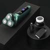 Men Electric Shaver LED Display 3 Heads USB Rechargeable Travel Rotary Razor Cordless Hair Beard Trimmer Remover Tool Father Boyfriend Gift