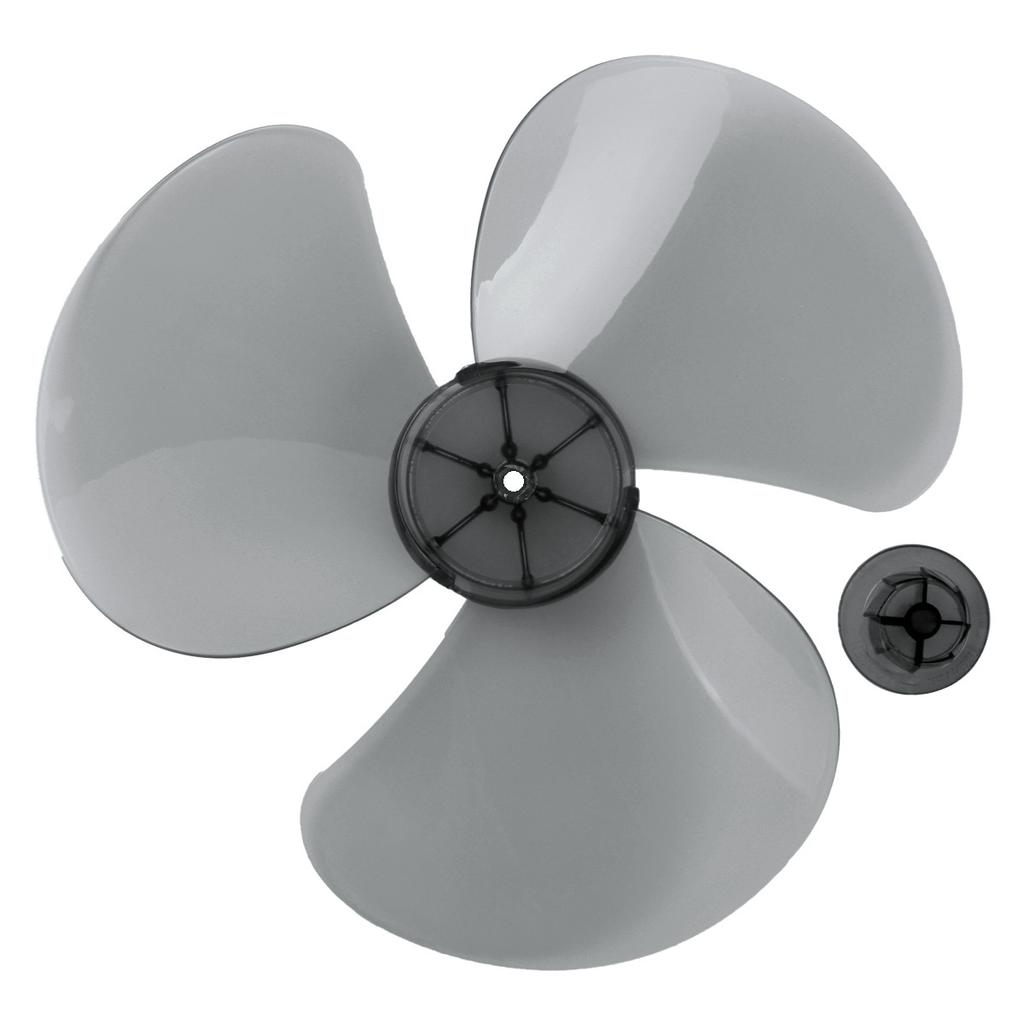 Household Plastic Fan Blade Three/Five Leaves with Nut Cover for Standing Pedestal Fan Table Fanner General Accessories