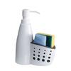 Refillable Detergent Storage Box Anti-slip Sponge Holder Convenient Liquid Dispenser  Shower Room
