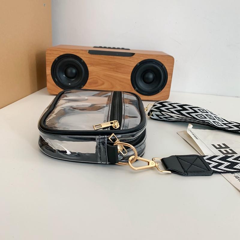 Прозрачная маленькая сумка-мессенджер из ПВХ, мужская пляжная сумка на плечо, женская прозрачная сумка-мессенджер