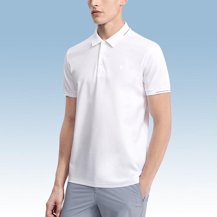 FILA Polo Shirts Men's White Polo Collar Moderate Straight Fit F11M327106F-WT