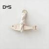 Decorative Wooden Door Ornament Chime Pleasant Voice Wood Crafts Hand-Carved Fish Decor Artistic Doorbell