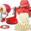 Apple Peeler Slicer Corer 3 In 1, Potato Peelers, Stainless Steel Heavy Duty with Suction Cup Base