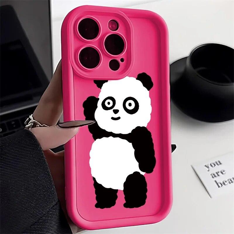 Korean Cute Watermelon Phone Case For iPhone 14 Pro Case for iPhone 11 12 13 15 Pro Max XR X XS 7 8 SE Shockproof Silicone Cover