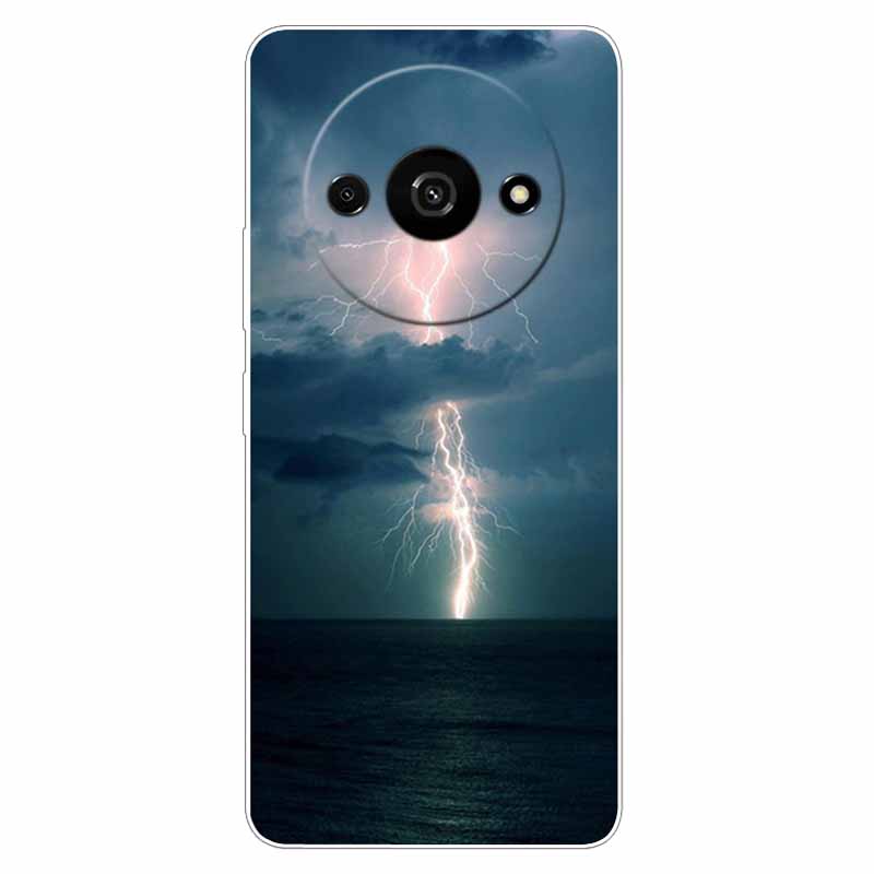 For Xiaomi Poco C61 Case Soft Cool Space TPU Silicone Protective Back Covers for Xiaomi Poco C61 PocoC61 Cases C 61 Landscape