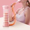 Adjustable Resistance Breathing Dumbbell Trainer Deep Breathing Practical Abdominal Muscle Trainer Ergonomic Design with Counter
