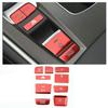 For Honda Accord 2018- Red Interior-Gear Shift Box Panel Button Cover Trim