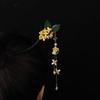 Wood Cheongsam Flower Chinese Style Headwear Wooden Hairpin Ancient Style Hairpin Hanfu Hair Sticks
