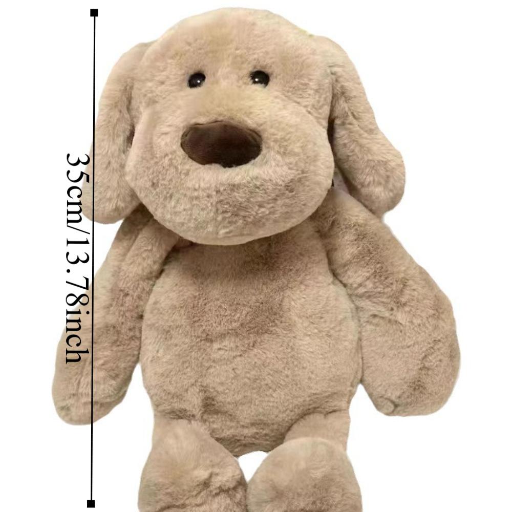 PP Cotton Milk Dog Doll Plush Fluffy Puppy Stuffed Doll Cute Brown Puppy Plush Toys  Birthday