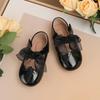 New baby shoes01Year-old baby shoes, bow-knot princess shoes, versatile casual patent leather walking shoes, suitable for spring and autumn