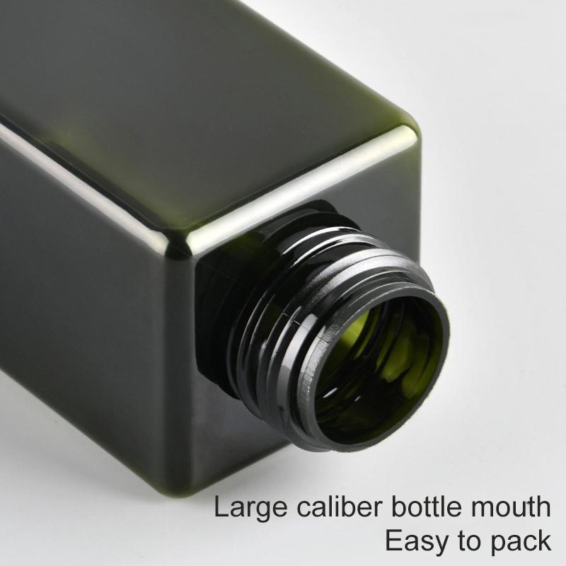 Square Transparent Foam Bottle Liquid Soap Whipping Mousse Point Bottled Shampoo Bath Gel Foam Storage Bottle