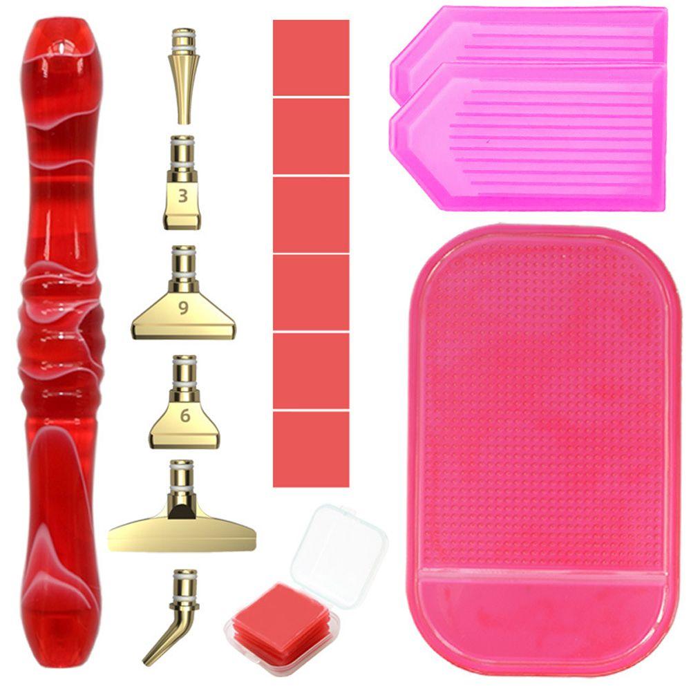 Resin Diamond Painting Pen Alloy Replacement Pen Heads Point Drill Pen Diamond Painting Glue Clay