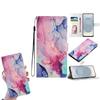 Colorful Abstract Texture PU Leather Wallet Phone Case for iPhone,Samsung,Xiaomi Redmi,Motorola,Blackview,Oppo,Huawei,Honor,Google,ZTE,Ulefone,TCL