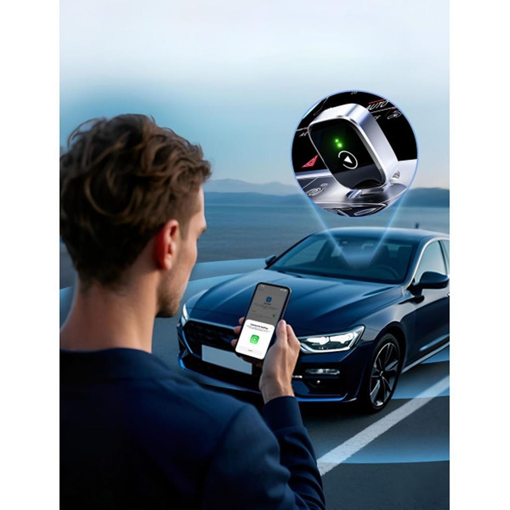 2-in-1 Wireless Android Auto Adapter, Plug Play Converts Wired To Wireless, Fast Auto-Connect, No Delay