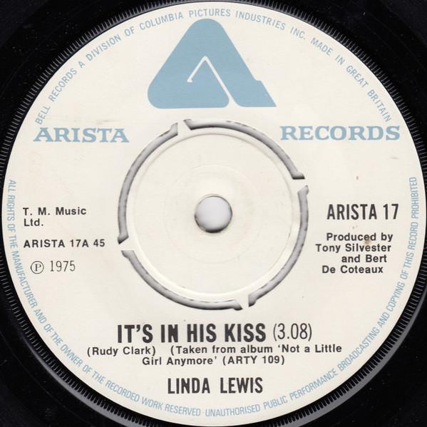 7inch Record LINDA LEWIS - It's In His Kiss ARISTA17 Arista 1975 UK Soul/Funk Used