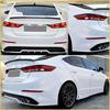 Left+Right Rear Bumper Reflector Light Cover Trim For 2017-2018 Hyundai Elantra