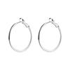 2024 Trendy European & American Large Hoop Earrings for Women: Simple, Chic, and Stylish Design