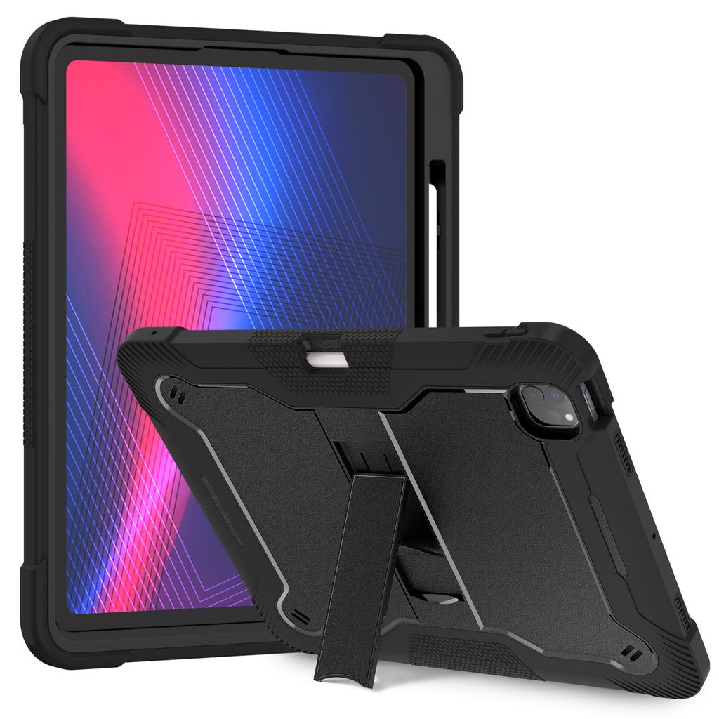 For iPad Pro 13 (2025)/13 (2024) Case Silicone + PC Tablet Cover with Pen Holder