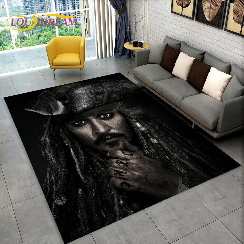 3D-печать Серия Джонни Деппа Ковер, Ковер для Дома Гостиной Спальни Дивана Прихожей Кухни, Нескользящий Коврик для Пола HD