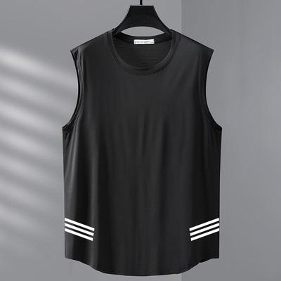 Большие размеры 4XL-10XL свободная футболка без рукавов для мужчин летние топы повседневная футболка летняя одежда