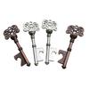 Vintage Key-Shaped Metal Bottle Opener with Keychain Accessory