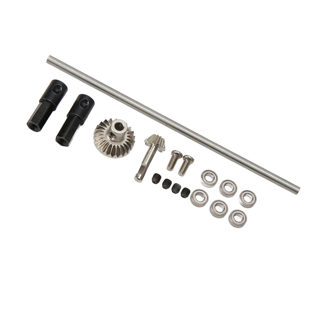 RC Car Metal Rear Bridge Axle Remote Control Truck Upgrade Accessories for WPL D12Silver