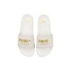 Puma Leadcat 2.0 Suede Classic Slide Marshmallow Unisex Sneakers White Team-Gold 384872-02