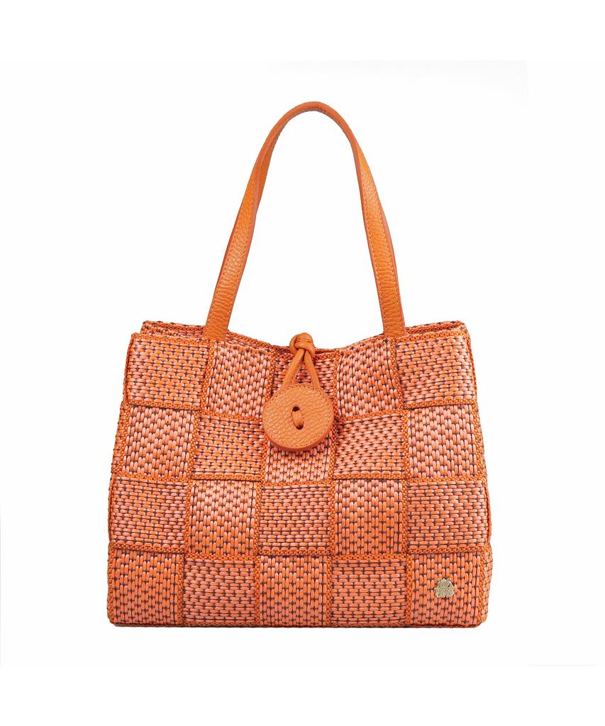 Karis Montappone Felice Raffia Tote Bag Woven Bag Weaving Bag Woven Bag