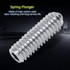 Steel Spring Ball Plunger Hex Bolt Socket Fixing Screws Positioning Bead (M6*12, 20pcs)