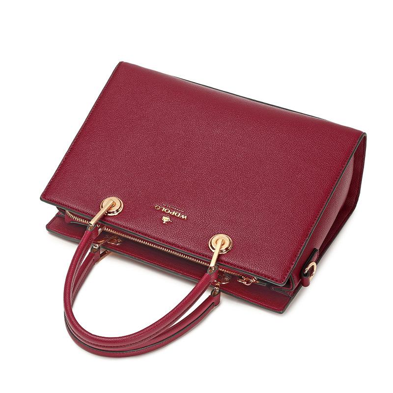 WDPOLO Сумка для мамы, новинка 2023 года, свадебная сумка среднего возраста, красная сумка, атмосферная женская сумка большой вместимости для свекрови