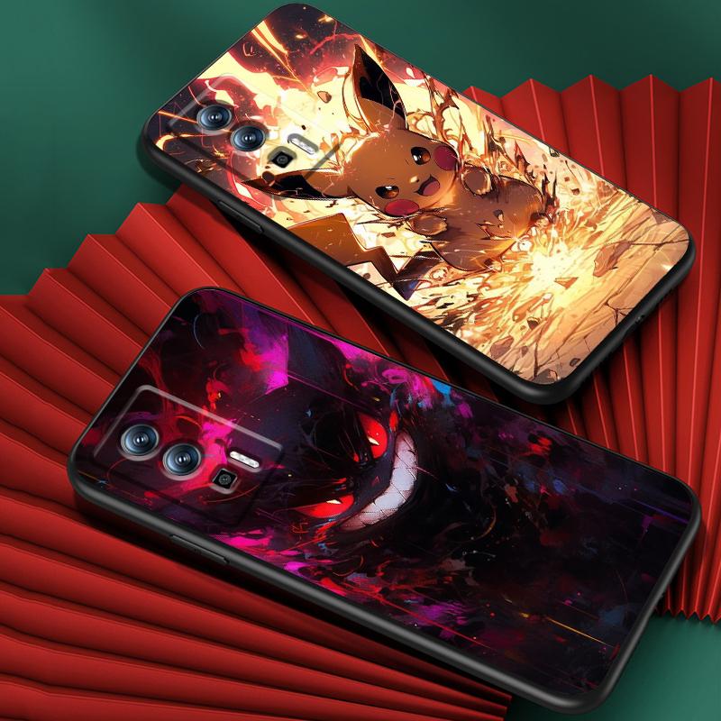 Diablo Pikachu для Xiaomi Redmi 9A 9C 9AT 10C 9 9T 10 12C 13C 8 12 K60 A1 K50 K40 5G черный чехол для телефона