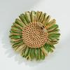 Senior Brooches Flower Leaf Brooch Pins for Women Suit Pendant  Fashion Brooches Jewelry
