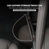 Car Stickers For Alfa Romeo Leather Car Logo Water Cup Organizer Holder NO Hanging Waterproof Trash Bin For Alfa Romeo Giulietta 94