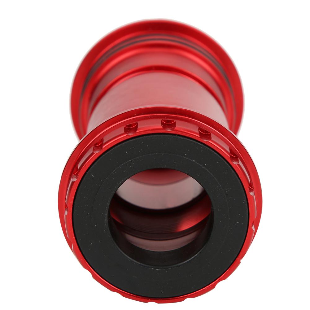 BB30 Alloy Bike Integrated Thrd Screw In Locking Bring Bottom Bracket Crankset   Accessory(Black )